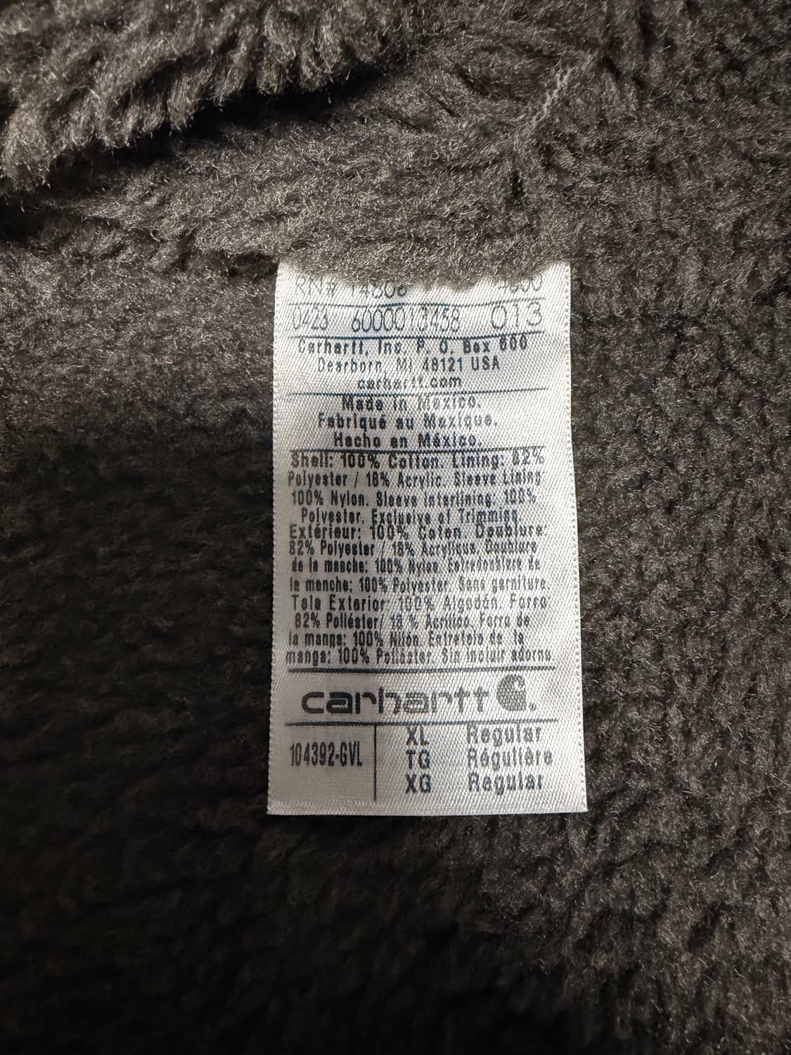칼하트 시에라 자켓 XL 상품이미지5