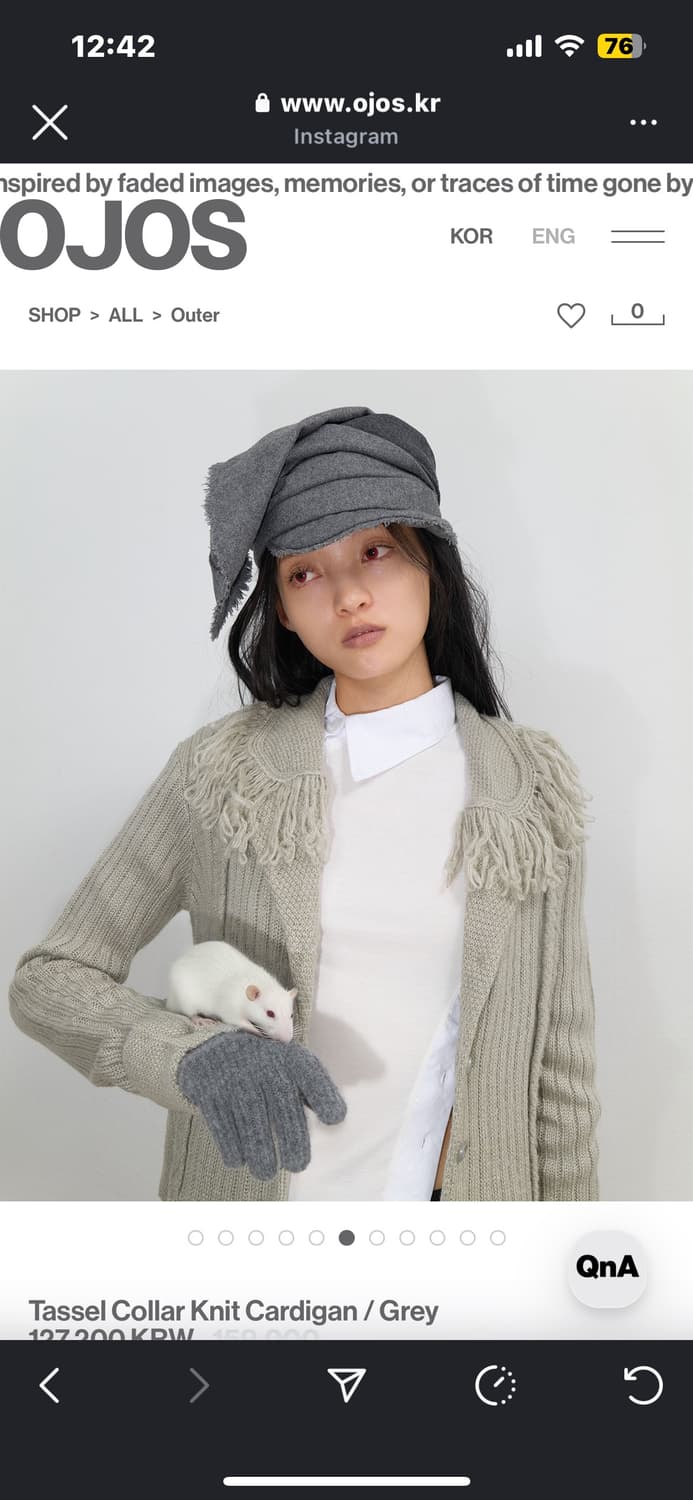 ojos 프릴 니트 상품이미지4