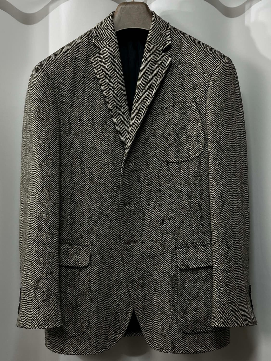 폴로 랄프로렌 헤링본 멀버리실크 린넨 울 스포츠 코트 자켓 상품이미지1