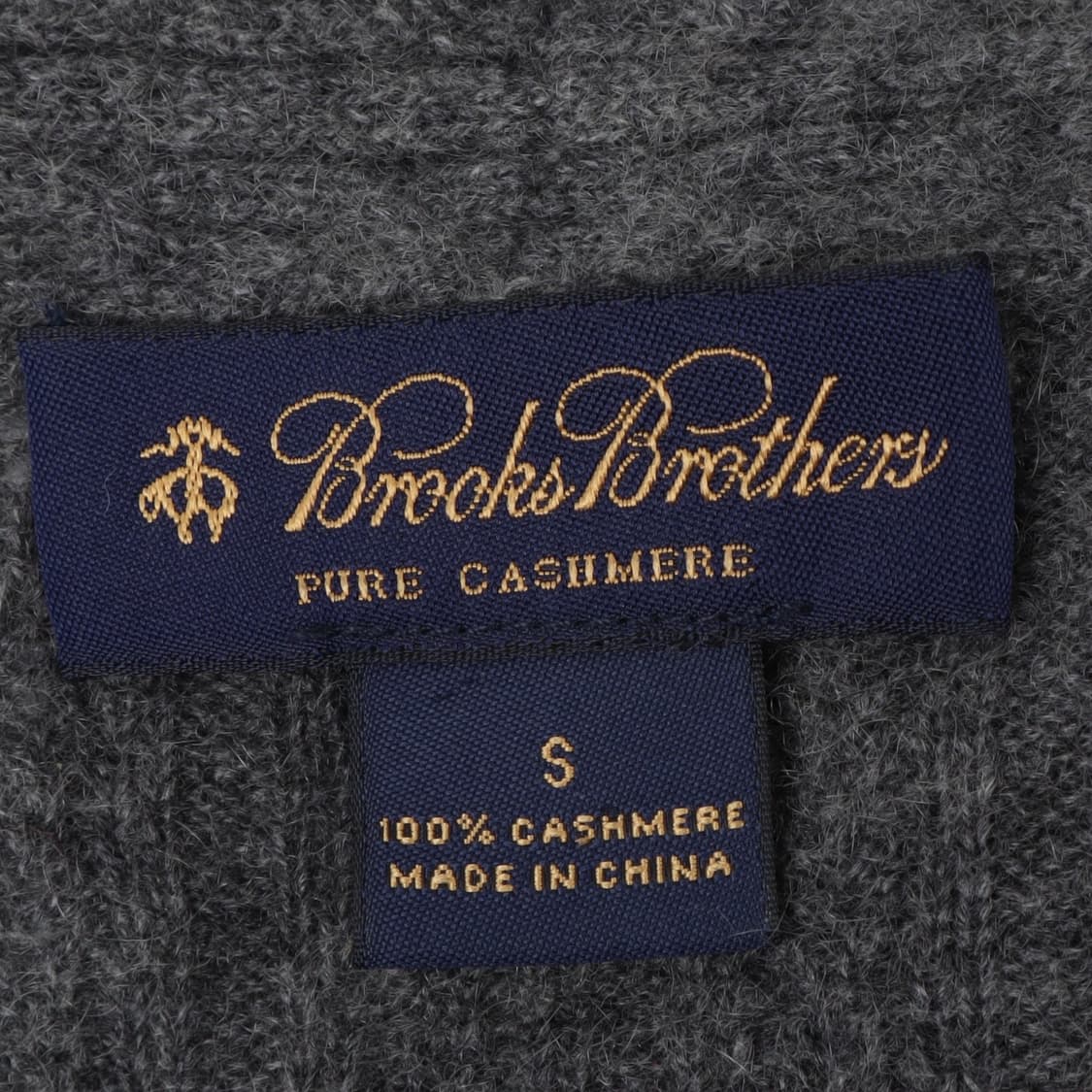 브룩스브라더스 그레이 캐시미어 100 오픈 가디건 상품이미지8