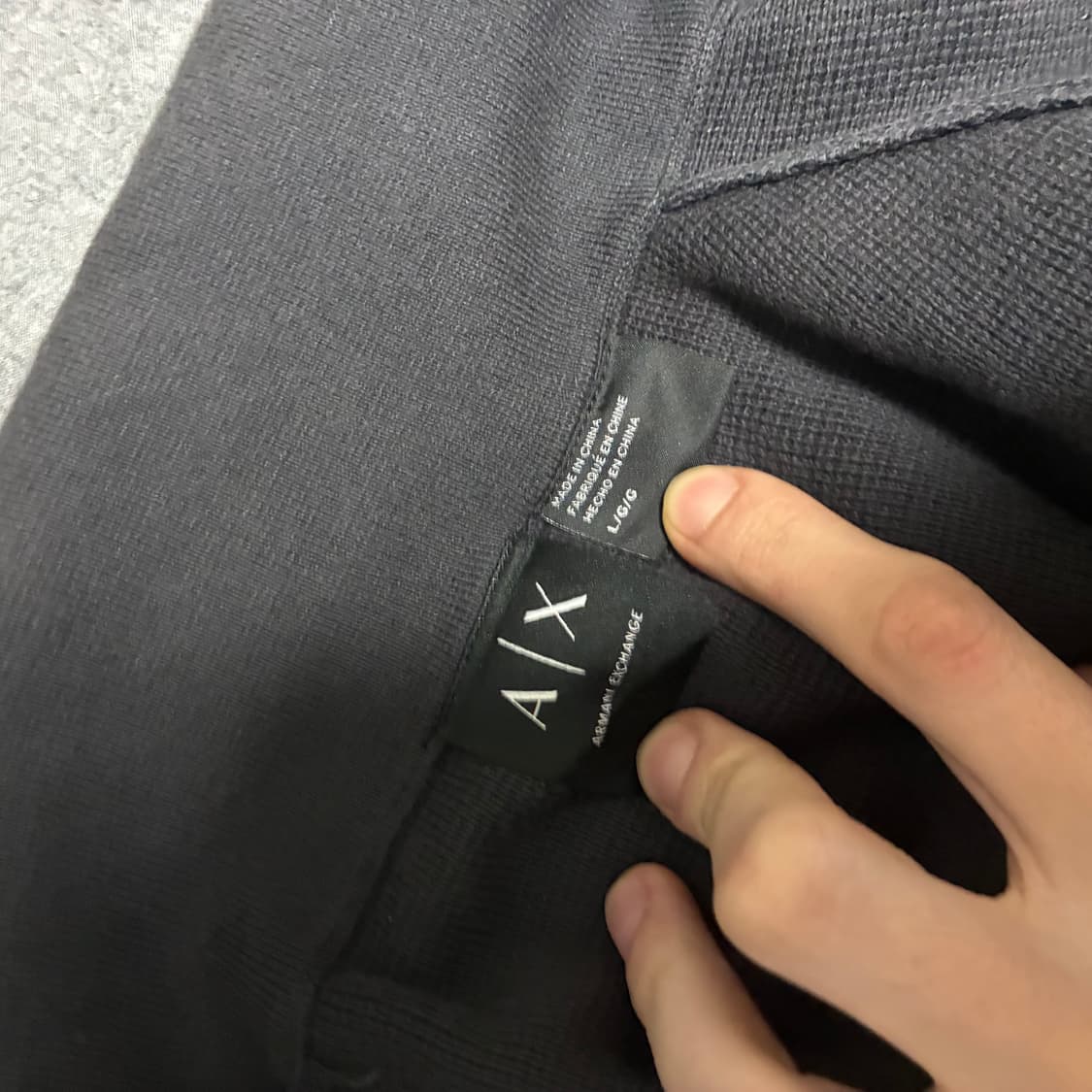 armani exchange high neck zip-up 상품이미지6