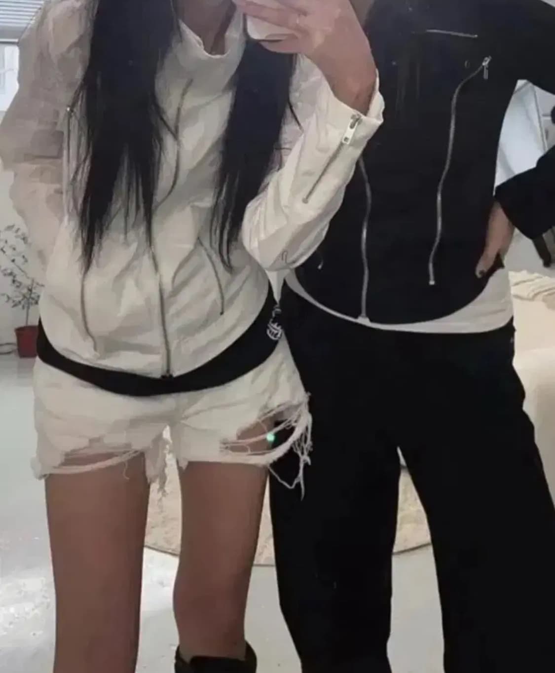 딥인블루 메이드 자켓 집업 바이커 블랙 새상품 상품이미지1