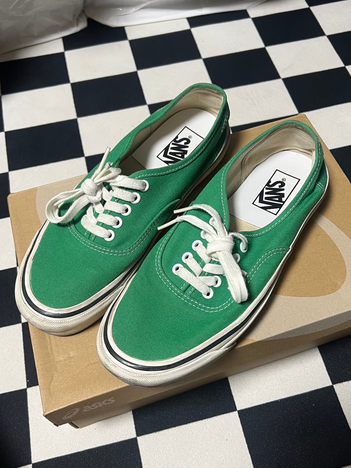[270] 반스 어센틱 에메랄드그린 스니커즈 운동화 상품이미지1