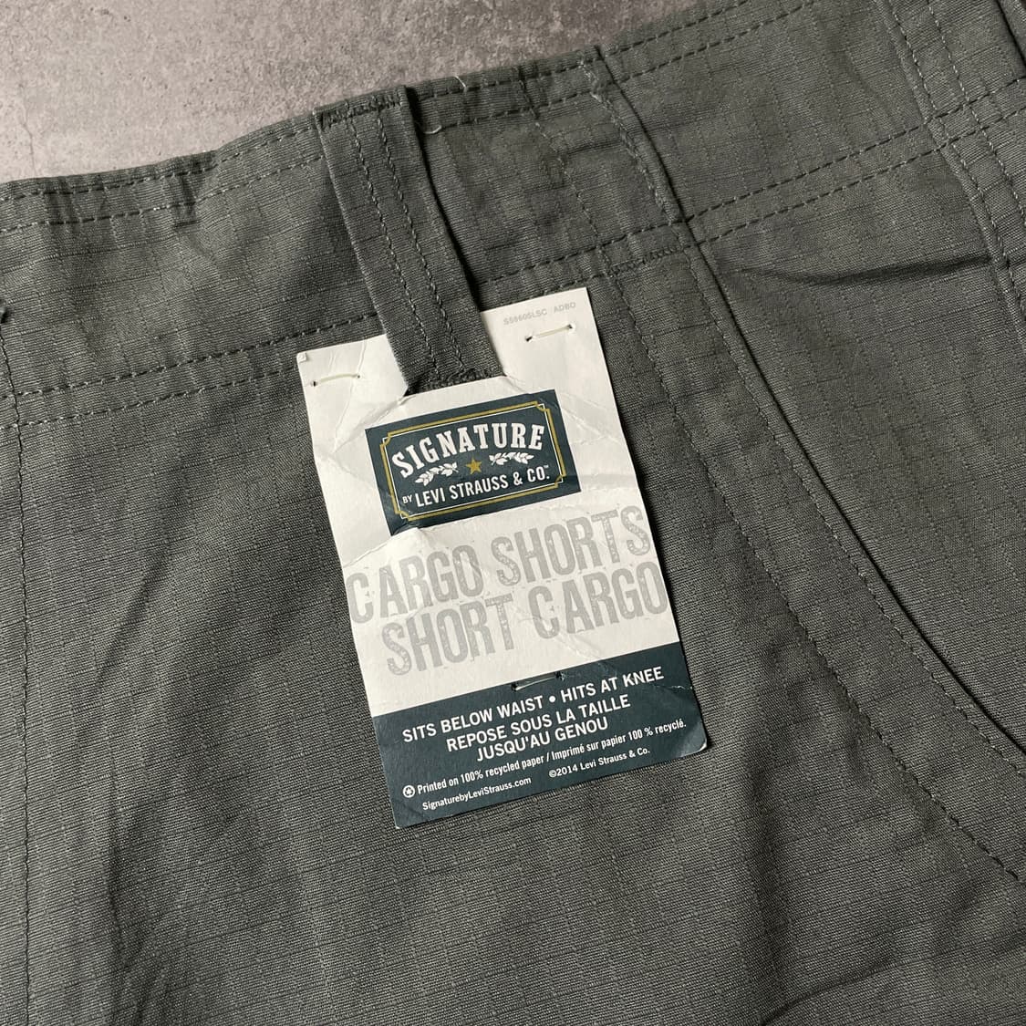 LEVI'S 데드스탁 리바이스 빈티지 카키 카고 하프 팬츠 A00747 상품이미지4