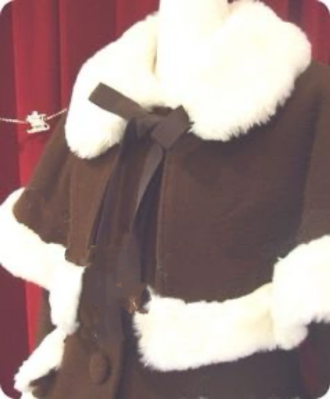 베이비 더 스타 샤인 브라이트 코트 블랙 화이트 로리타 히메갸루 퍼 상품이미지2