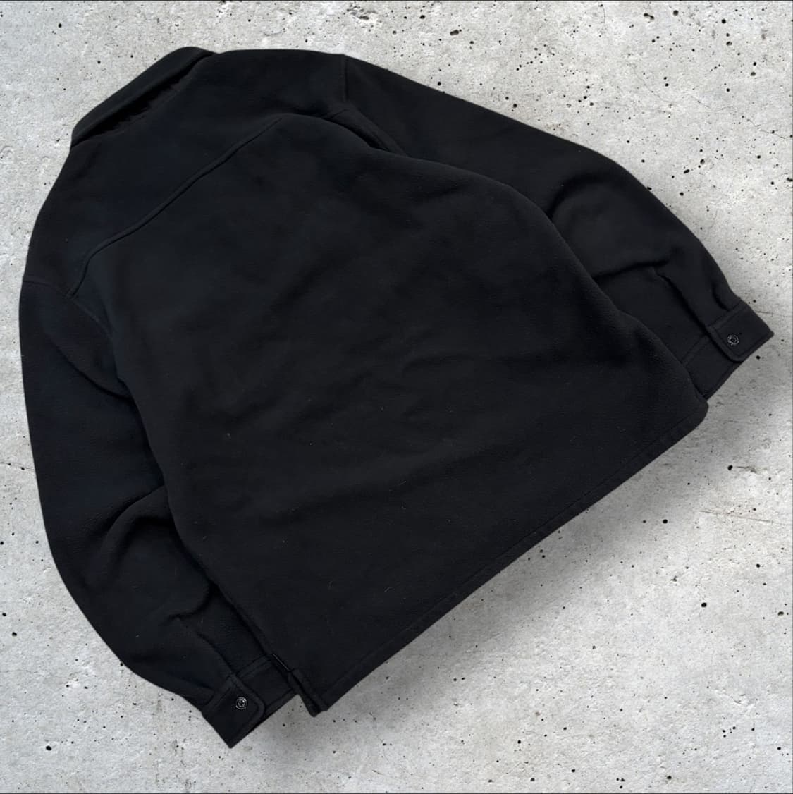 [L] 17FW 슈프림 폴라텍 후리스 포켓 블랙 폴로 셔츠 B552 상품이미지2