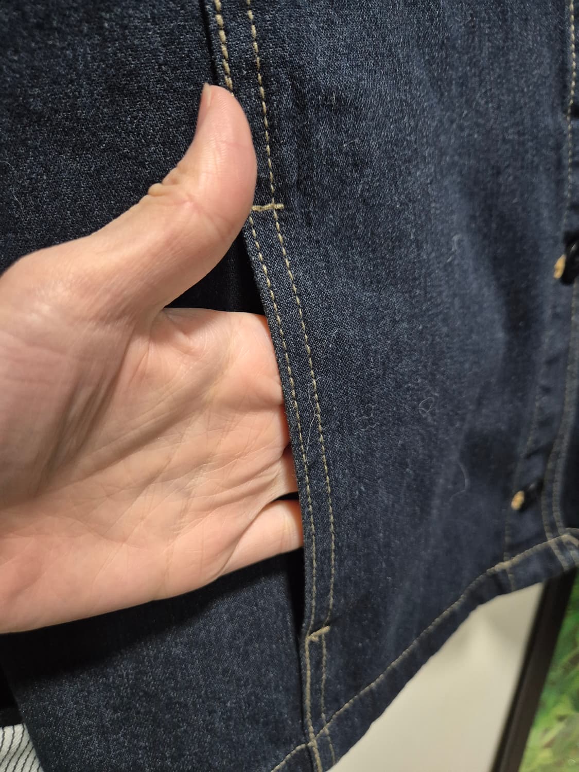 빈티지 데님 자켓 상품이미지4