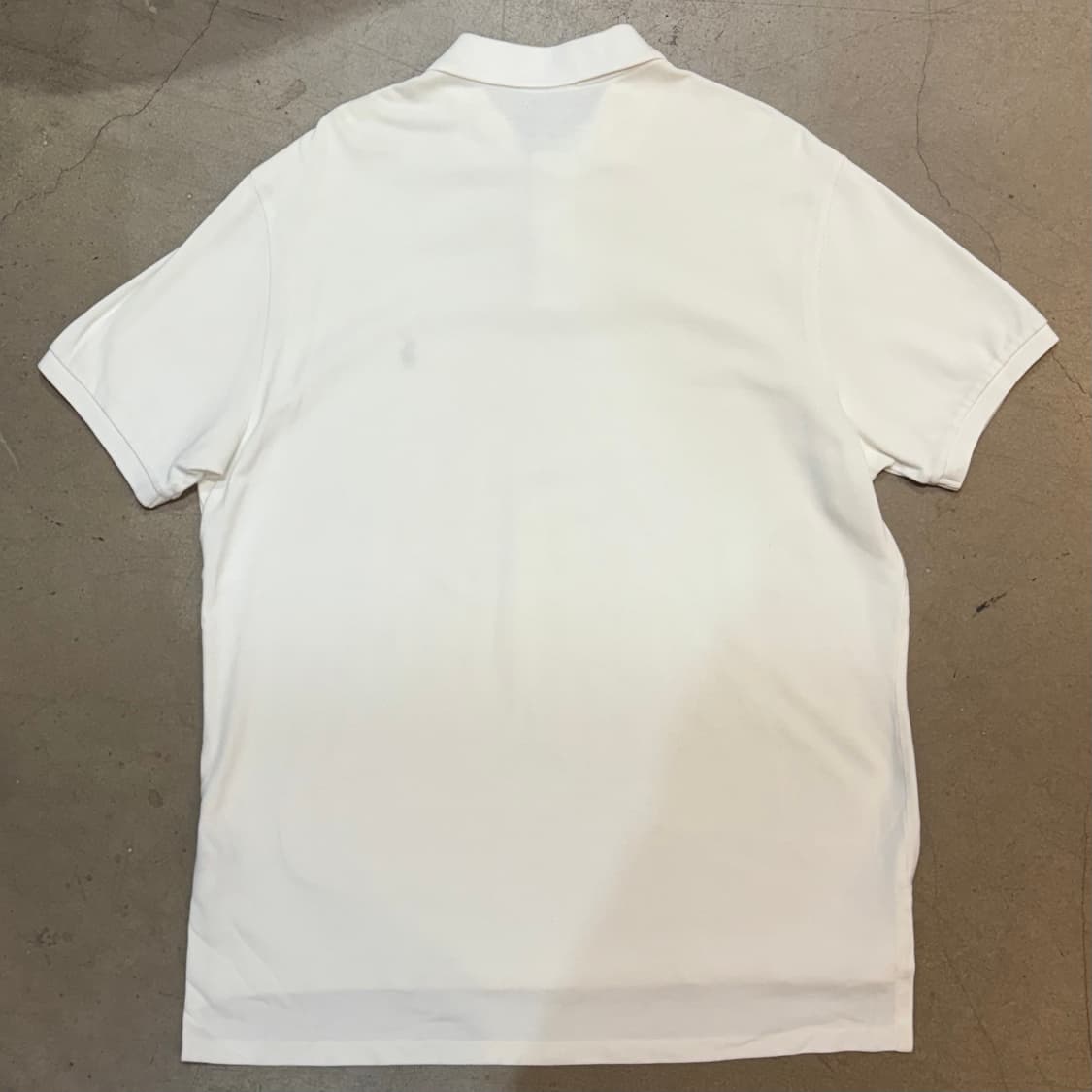 XL 폴로랄프로렌 커스텀핏 화이트 카라 반팔 티셔츠 상품이미지3