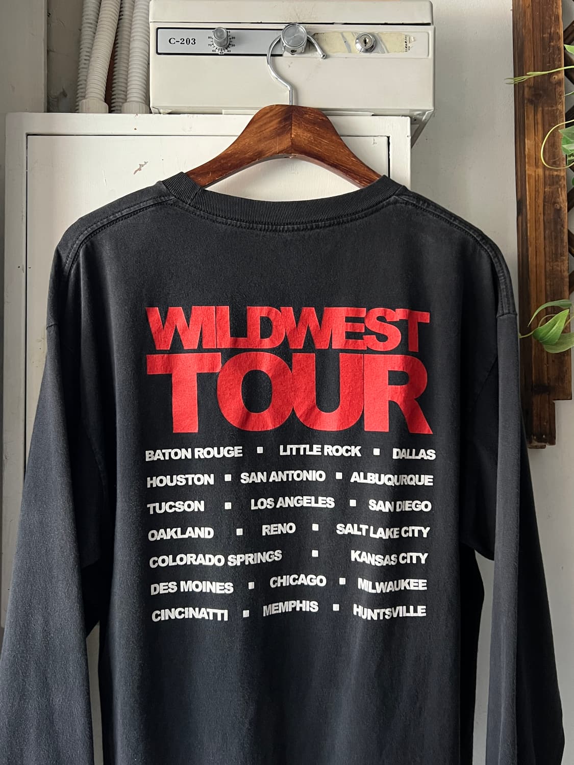 [M]WILDWEST TOUR 롱슬리브 티셔츠 상품이미지1