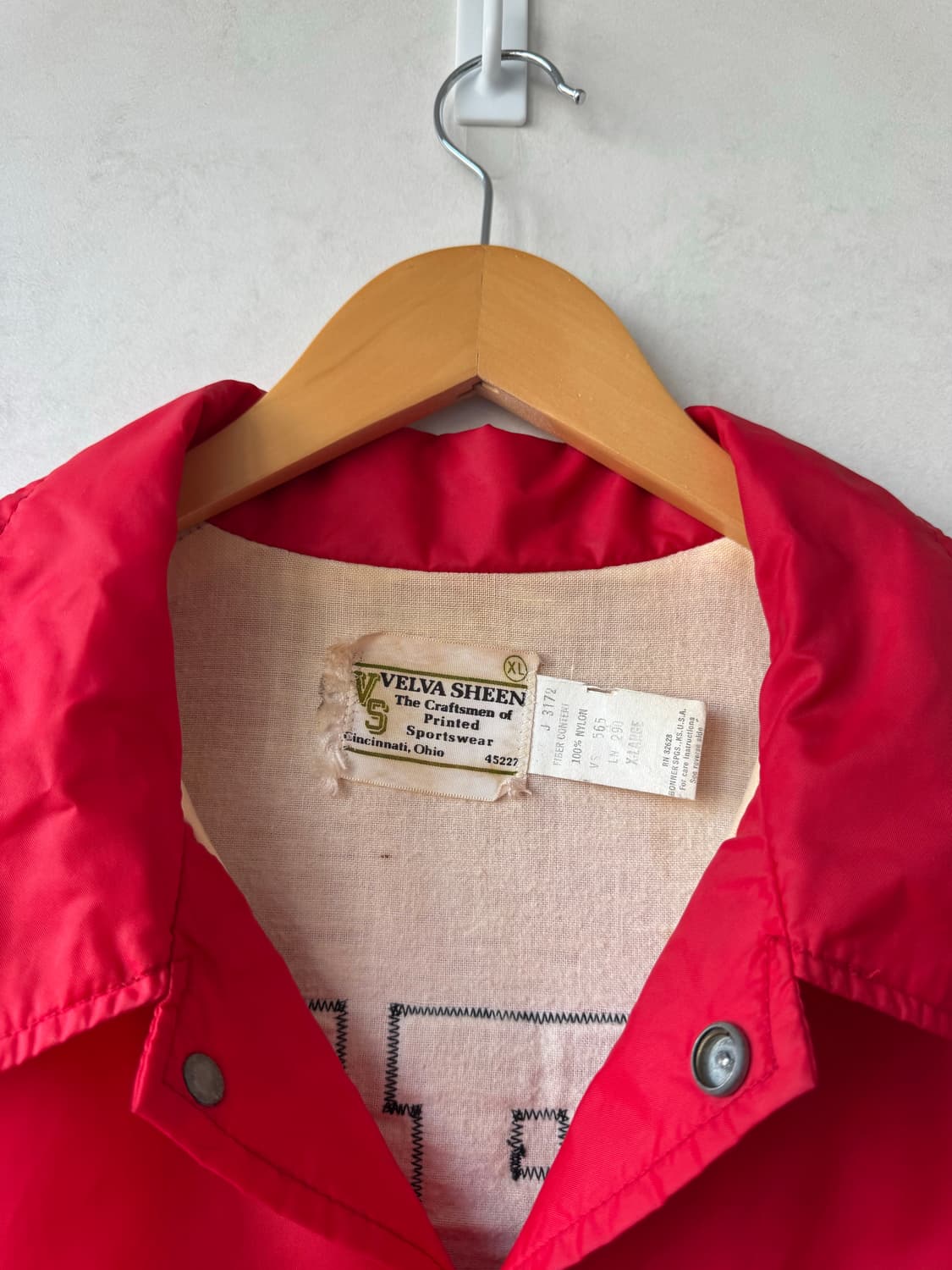 70s 오하이오 스테이트 코치 자켓 상품이미지4