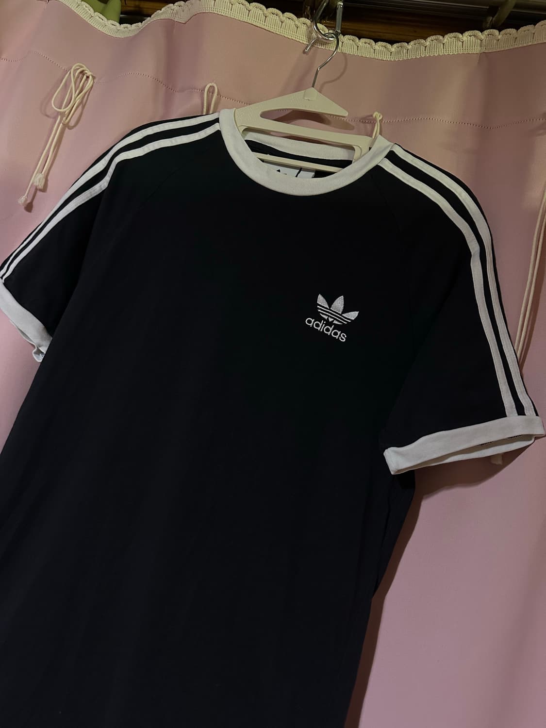 아디다스 반팔 불꽃 블랙 삼선 티셔츠 파이어버드 오레오 아디다스 상품이미지2