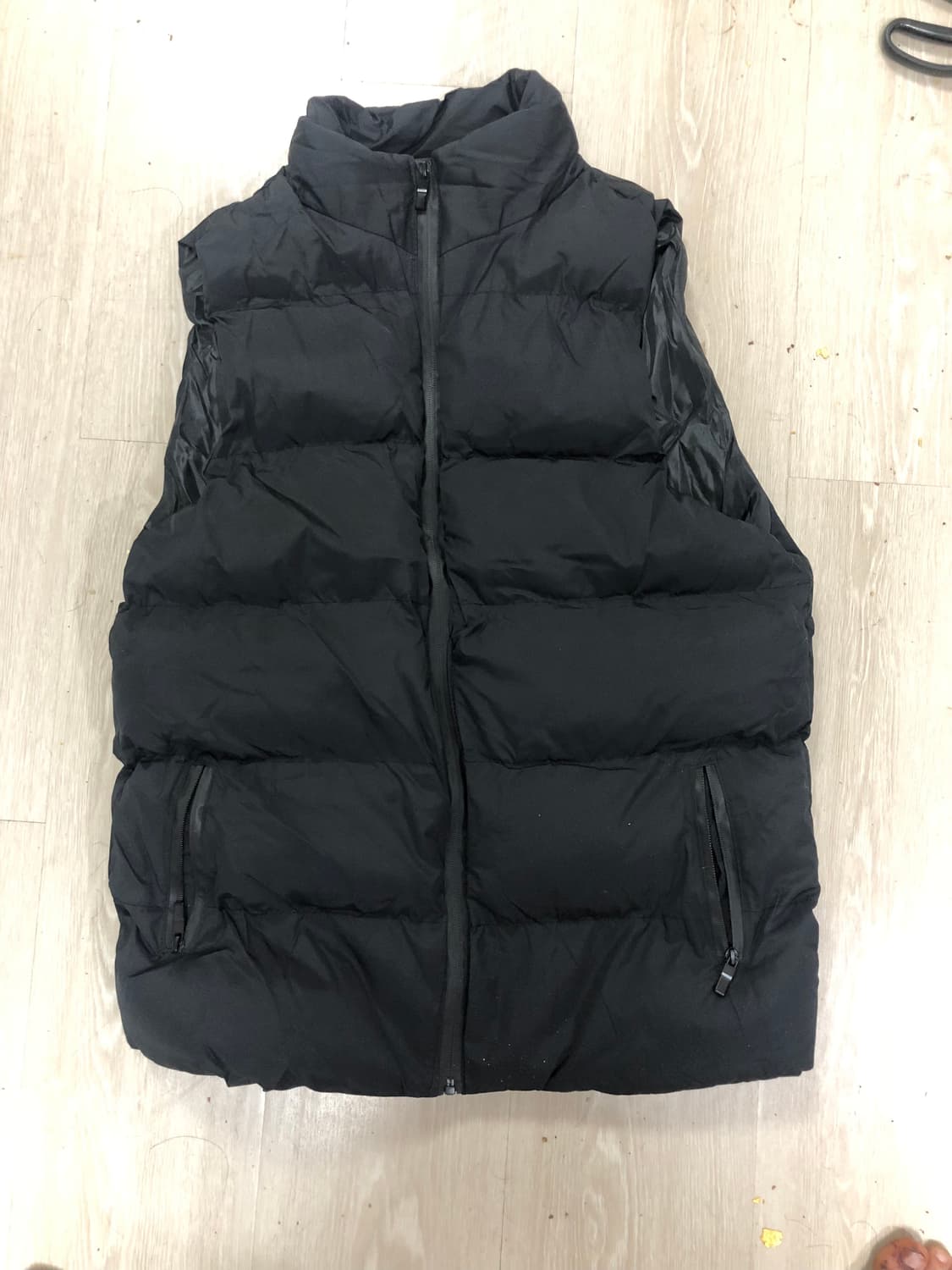 검정색 패딩조끼 XL 105 상품이미지1