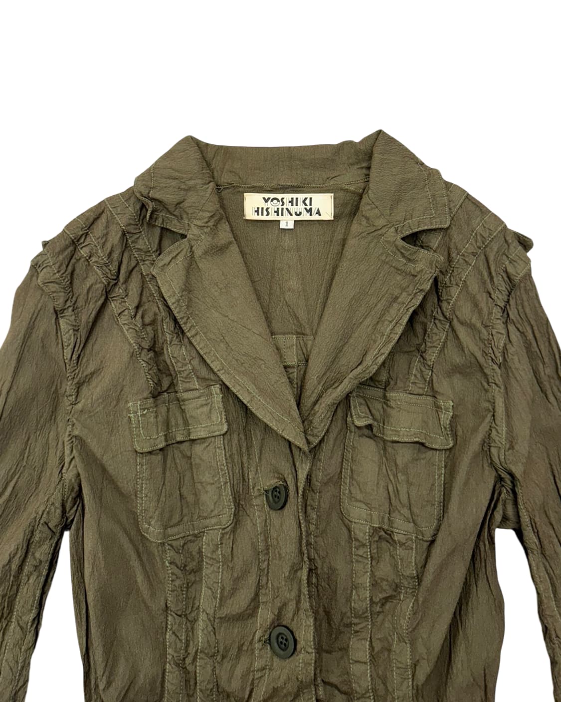 요시키 히시누마 링클 유틸리티 포켓 자켓 상품이미지6