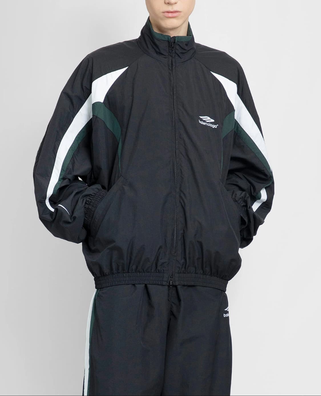 발렌시아가 남성 블랙 트랙수트 자켓 점퍼 60% 상품이미지1