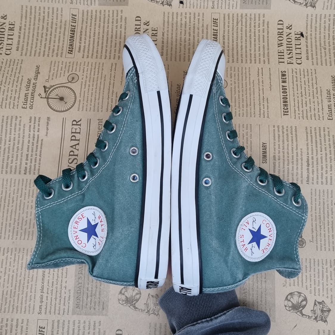 컨버스 척테일러 그린 하이탑250 상품이미지5