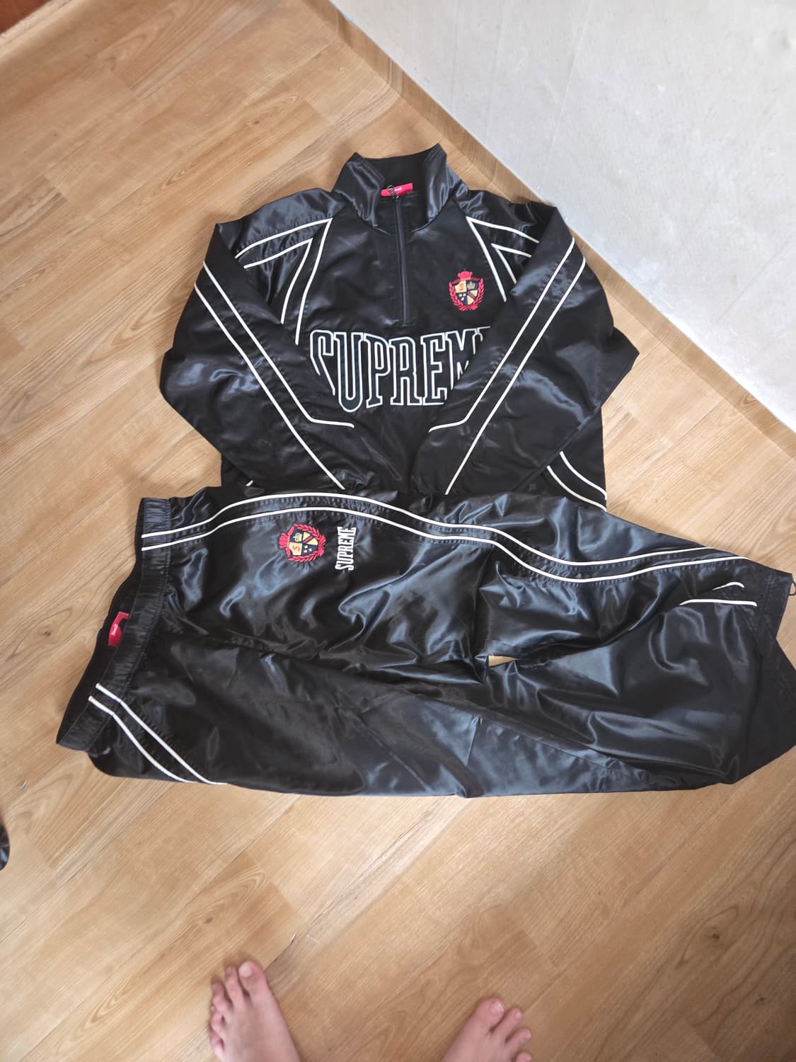 (상의+바지)Supreme satin 25ss-Track setup 상품이미지2