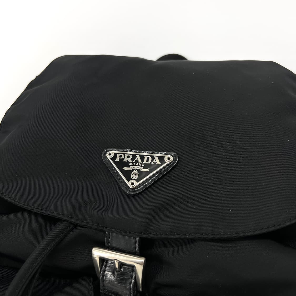 [감정완료] 프라다 나일론 삼각로고 백팩 블랙 상품이미지6