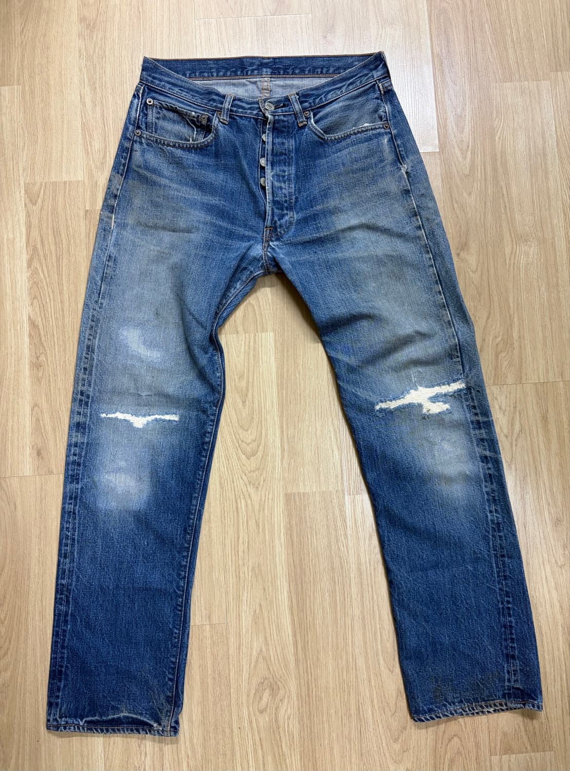 빈티지 60s Levis 리바이스 Big E 데님 팬츠 66전기 상품이미지1