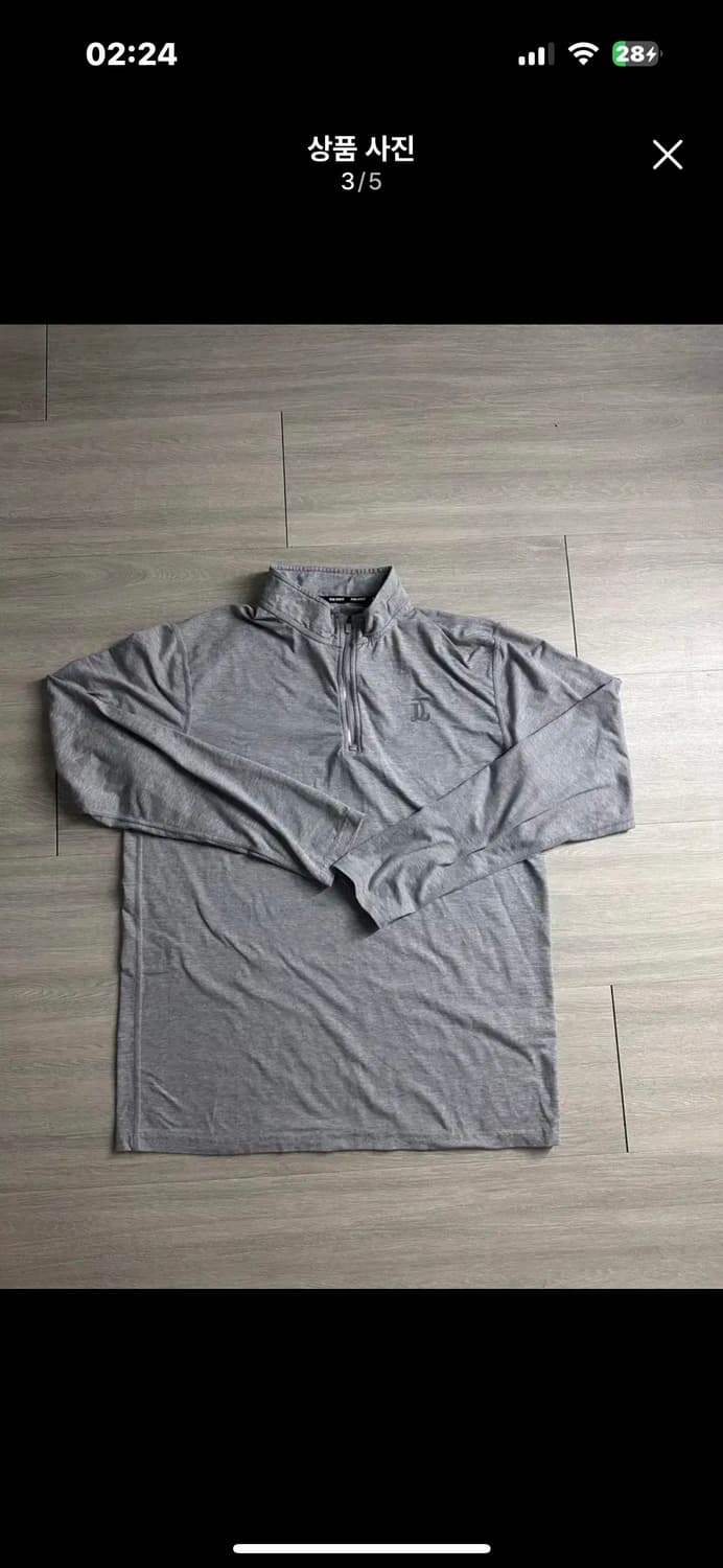 토런스 액티브 사계절 반집업 grey M 상품이미지3