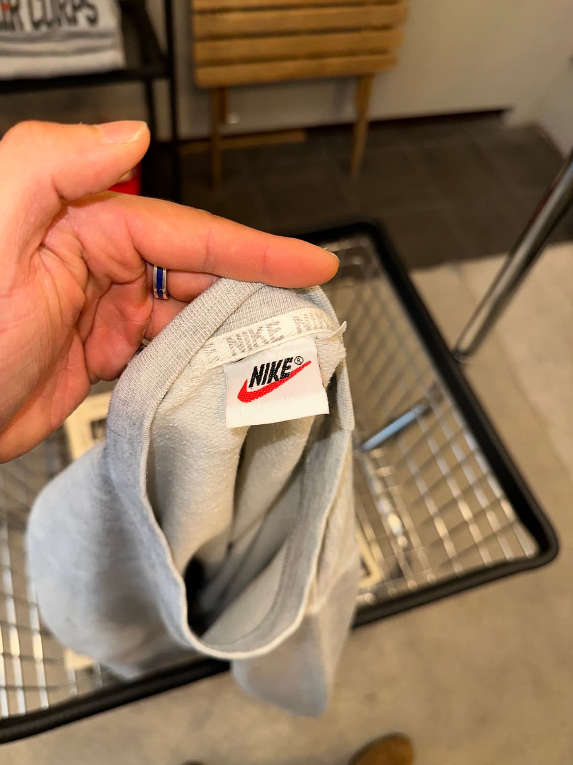90’s Nike Air logo faded cotton sleeve 상품이미지10