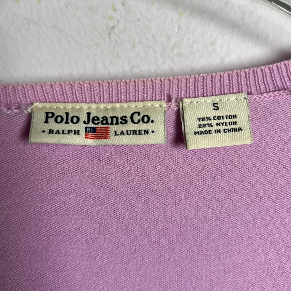 polo jeans 폴로 진스 브이넥 니트 S 상품이미지3