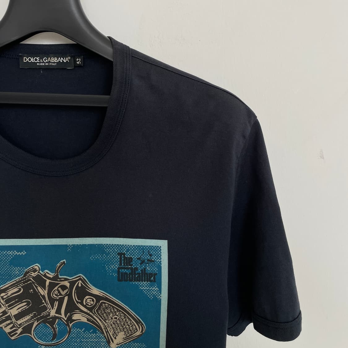 2009 돌체앤가바나 52/공용100-105 네이비 대부 리볼버 티셔츠 상품이미지3