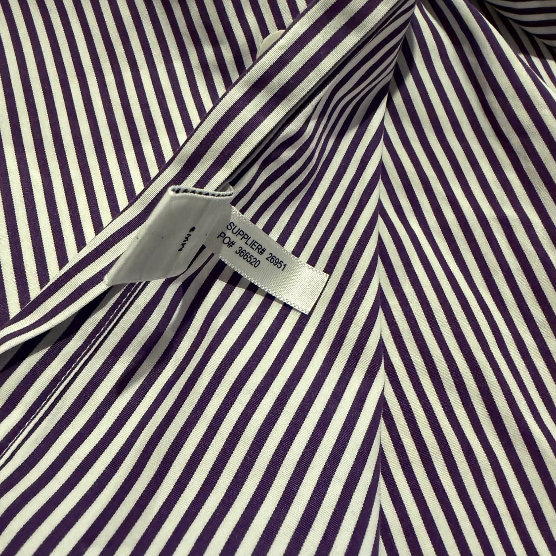 랄프로렌 퍼플 스트라이프 셔츠 상품이미지3