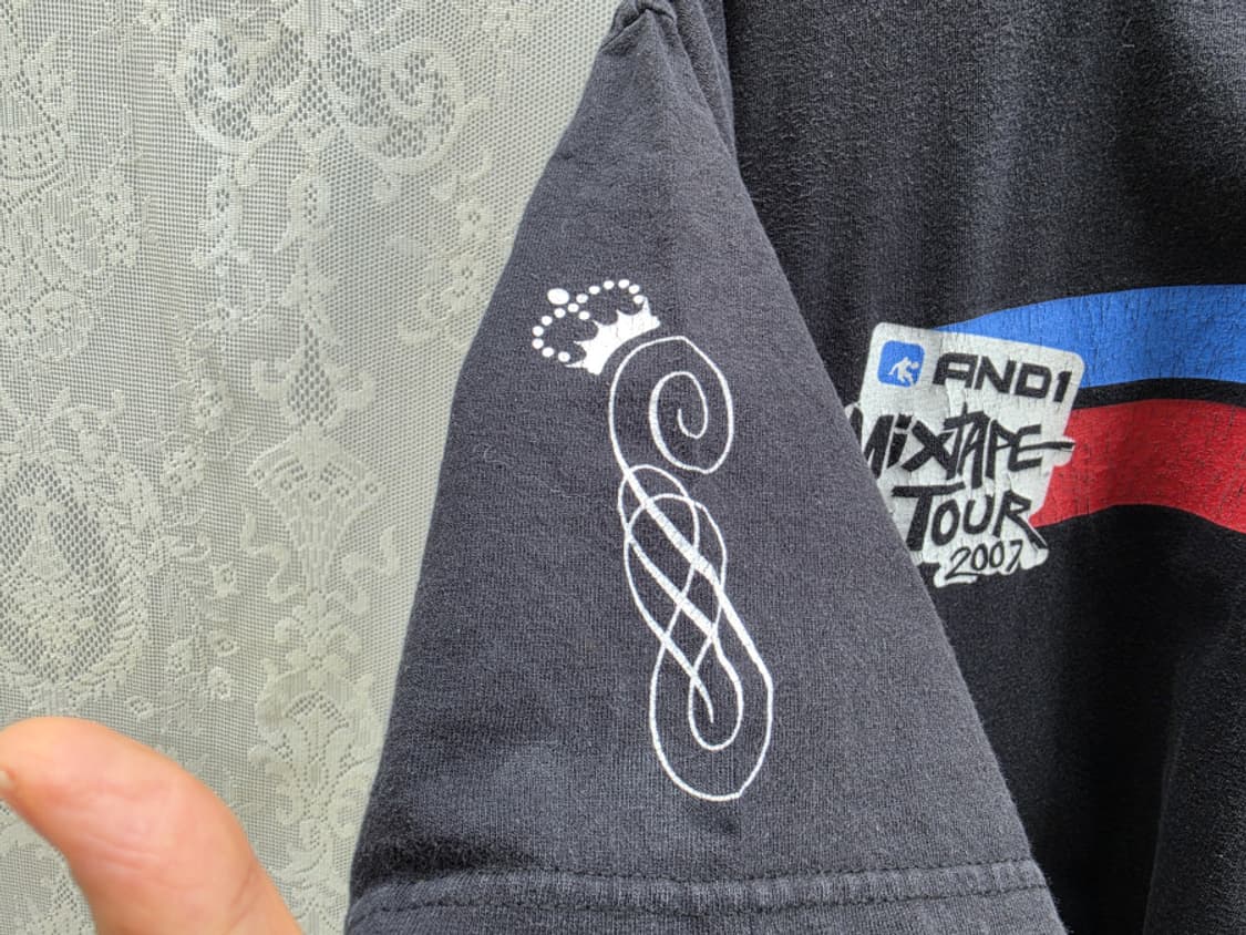00s AND1 믹스테이프 07 투어 티셔츠 상품이미지4