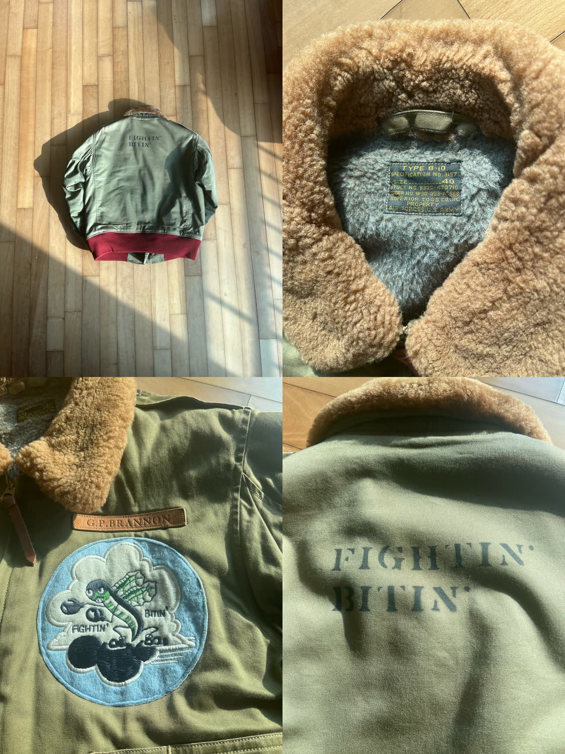 BUZZ RICKSON'S B-10 369th BOMB SQ 상품이미지2