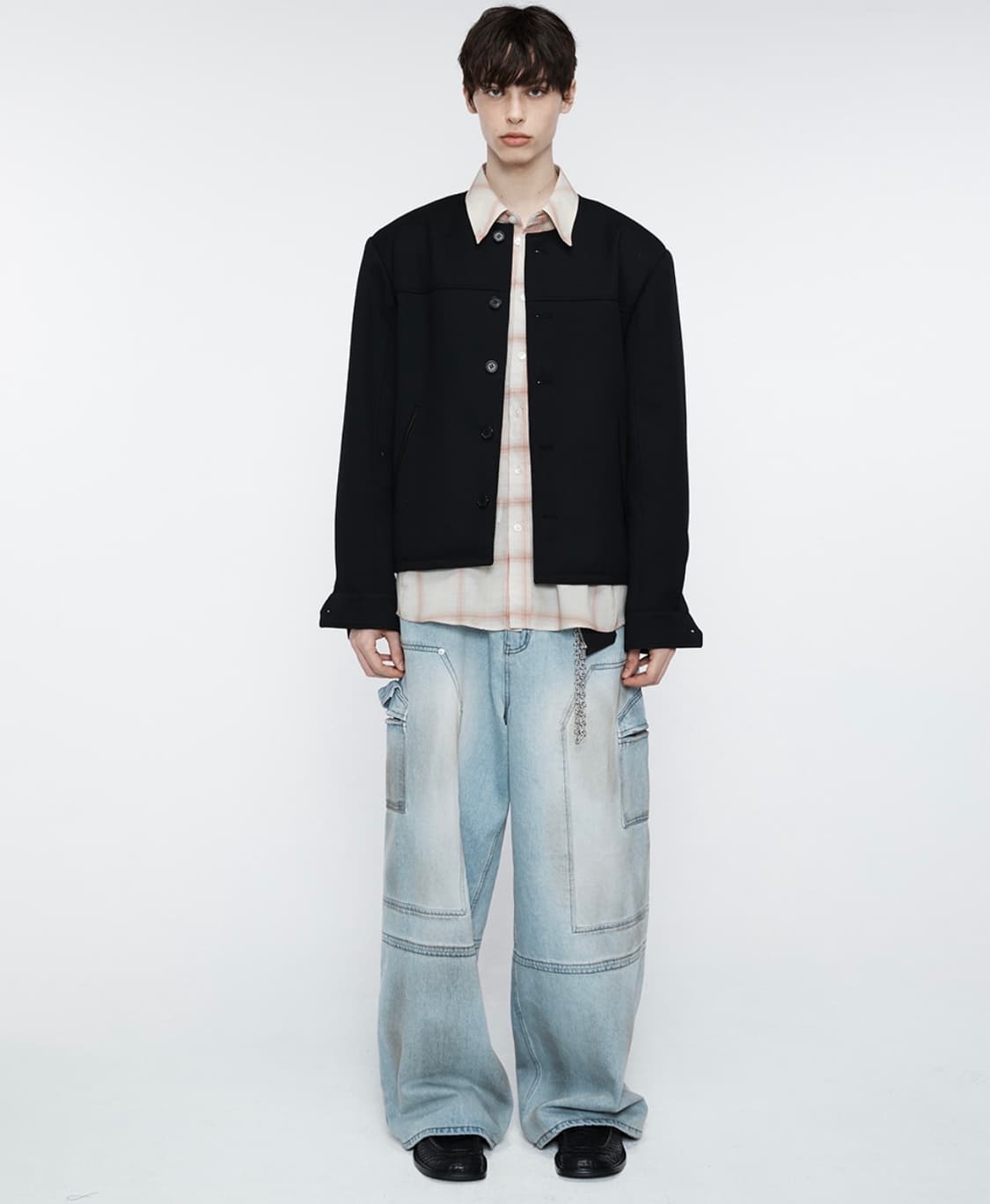 알렌느 라운드낵 3D 울 블레이저 2사이즈 구매합니다 상품이미지1