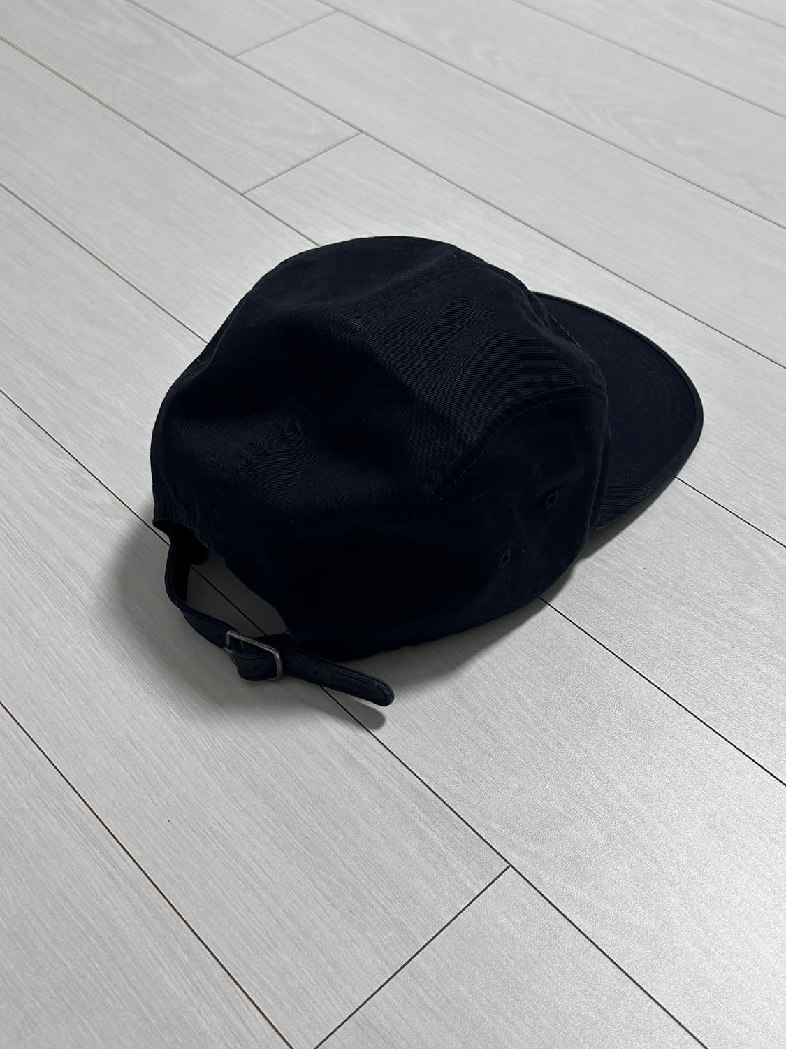 슈프림 25fw 블랙 캠프캡 모자 상품이미지2