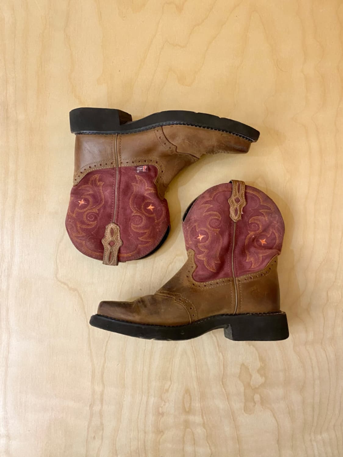 JUSTIN BOOTS square toe western boot 상품이미지1