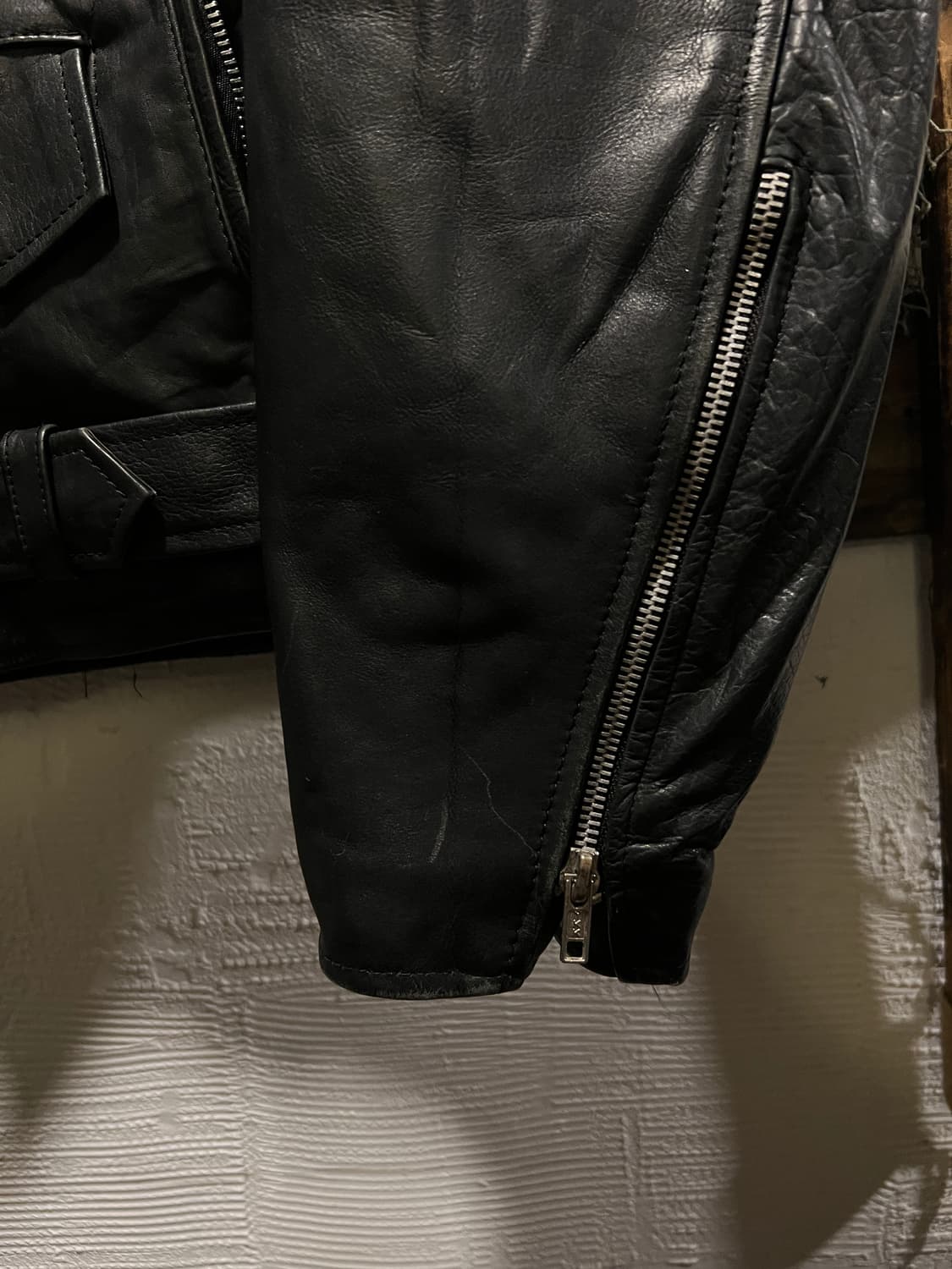 [XL]80's Sears USA 시어스 레더 샵 라이더 자켓 상품이미지6