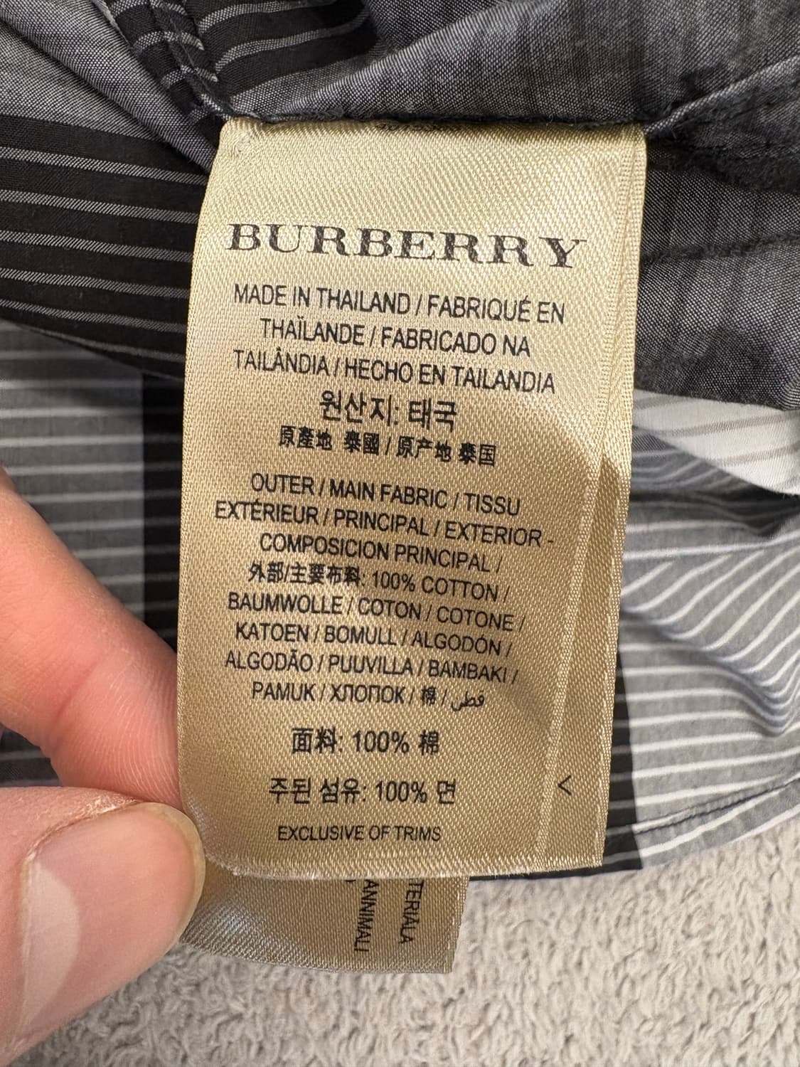 버버리 브릿 셔츠 상품이미지6