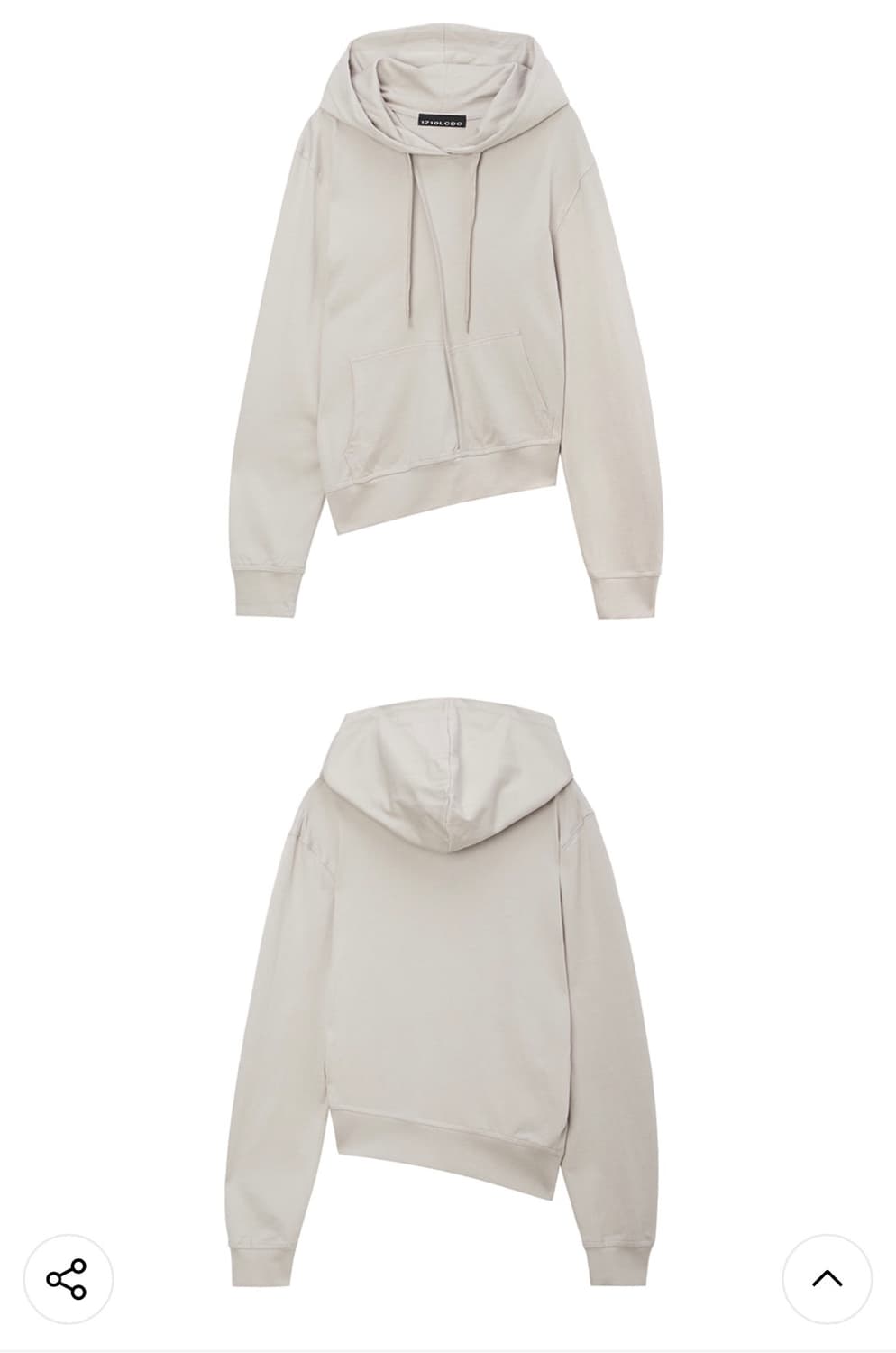 LCDC SEAM DETAIL SLIM HOODIE 상품이미지4