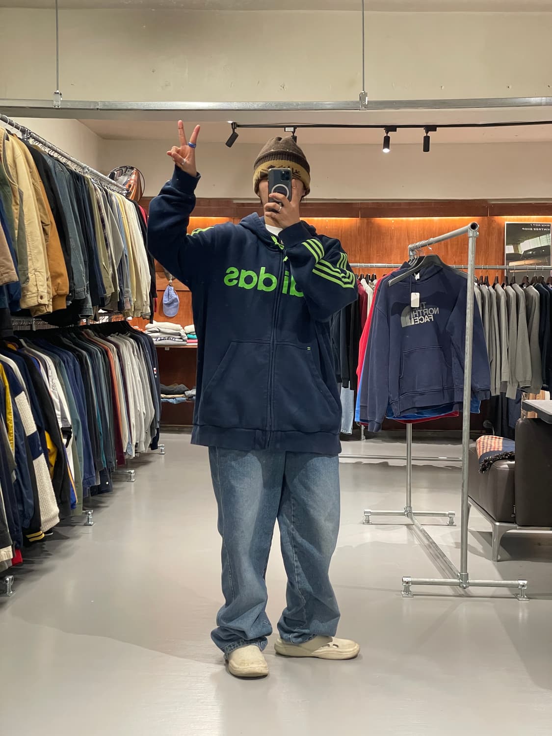 아디다스 후드 집업   상품이미지5