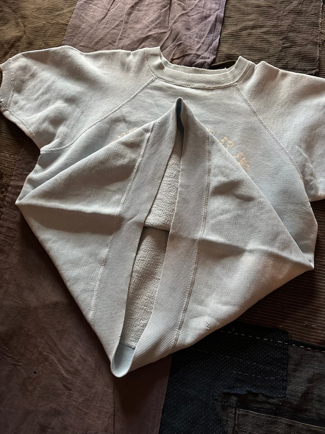 60s MICHIGAN Vintage Half Sweat Shirts 상품이미지8