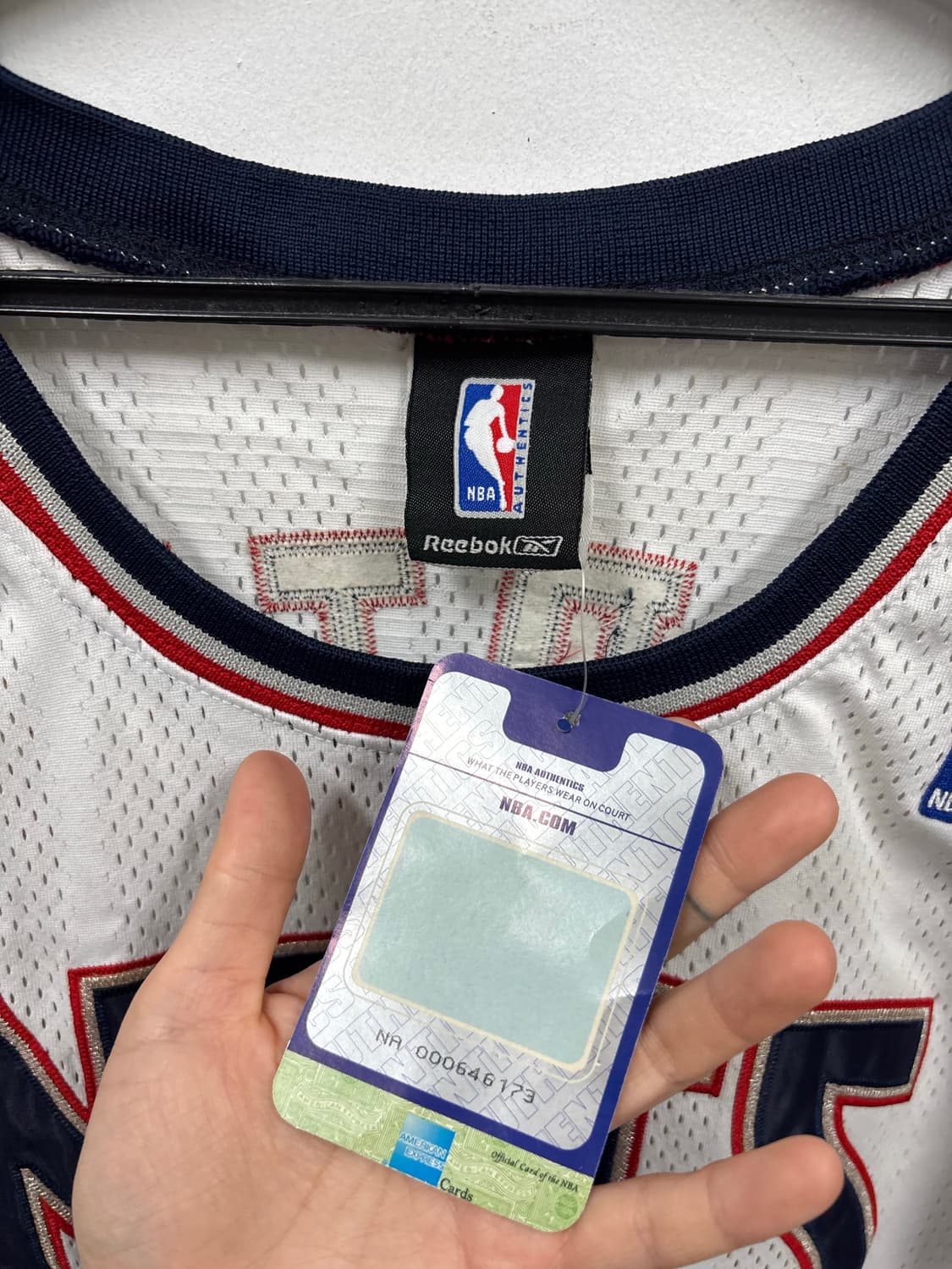 택부착 NBAx리복 빈스카터 농구 유니폼 상품이미지4