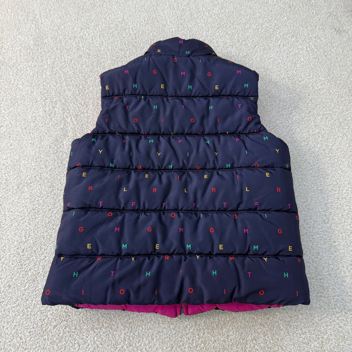 M 타미힐피거 키즈 리버시블 패딩조끼 0223T 상품이미지4