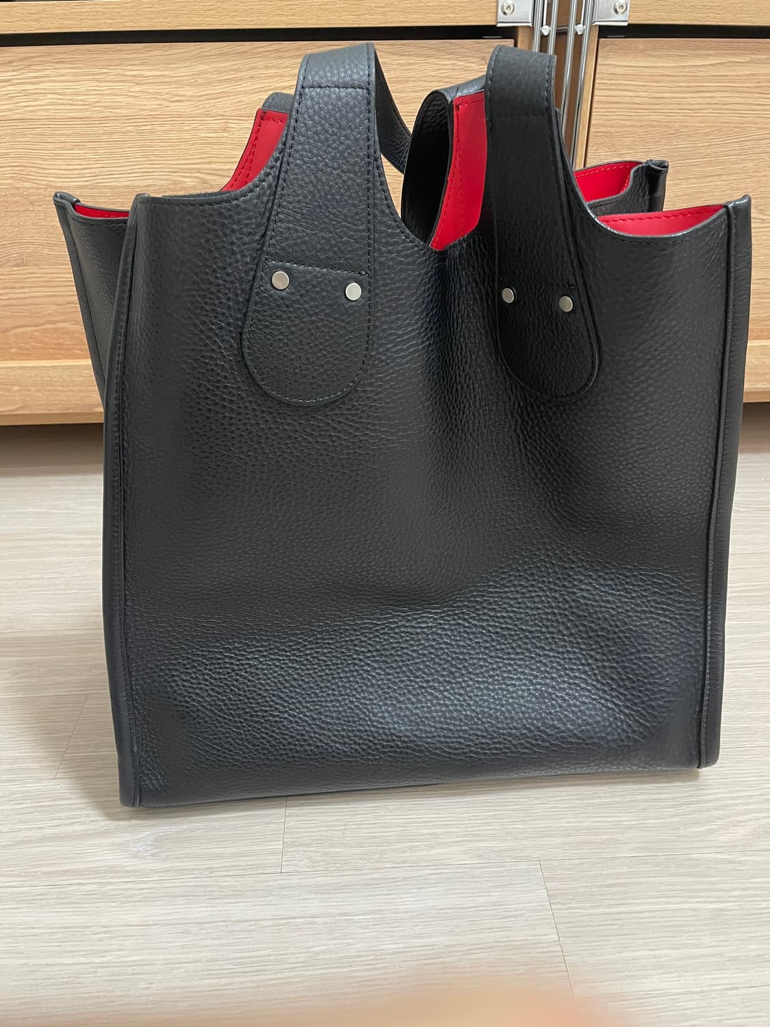 이얼즈어고 레더 토트백 상품이미지1