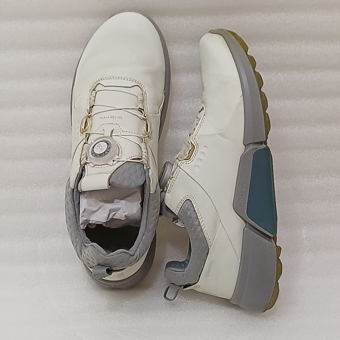 에코 바이옴 고어텍스 가죽 보아 여성 골프화 250 흰색 사랑봉봉 상품이미지2