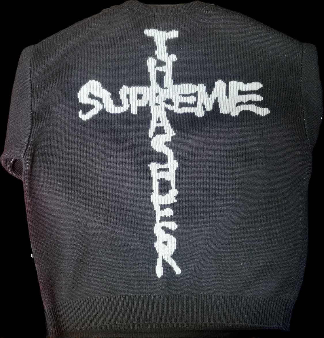 [2XL] 슈프림 x 트레셔 스웨터 니트 블랙 - 24FW 상품이미지1