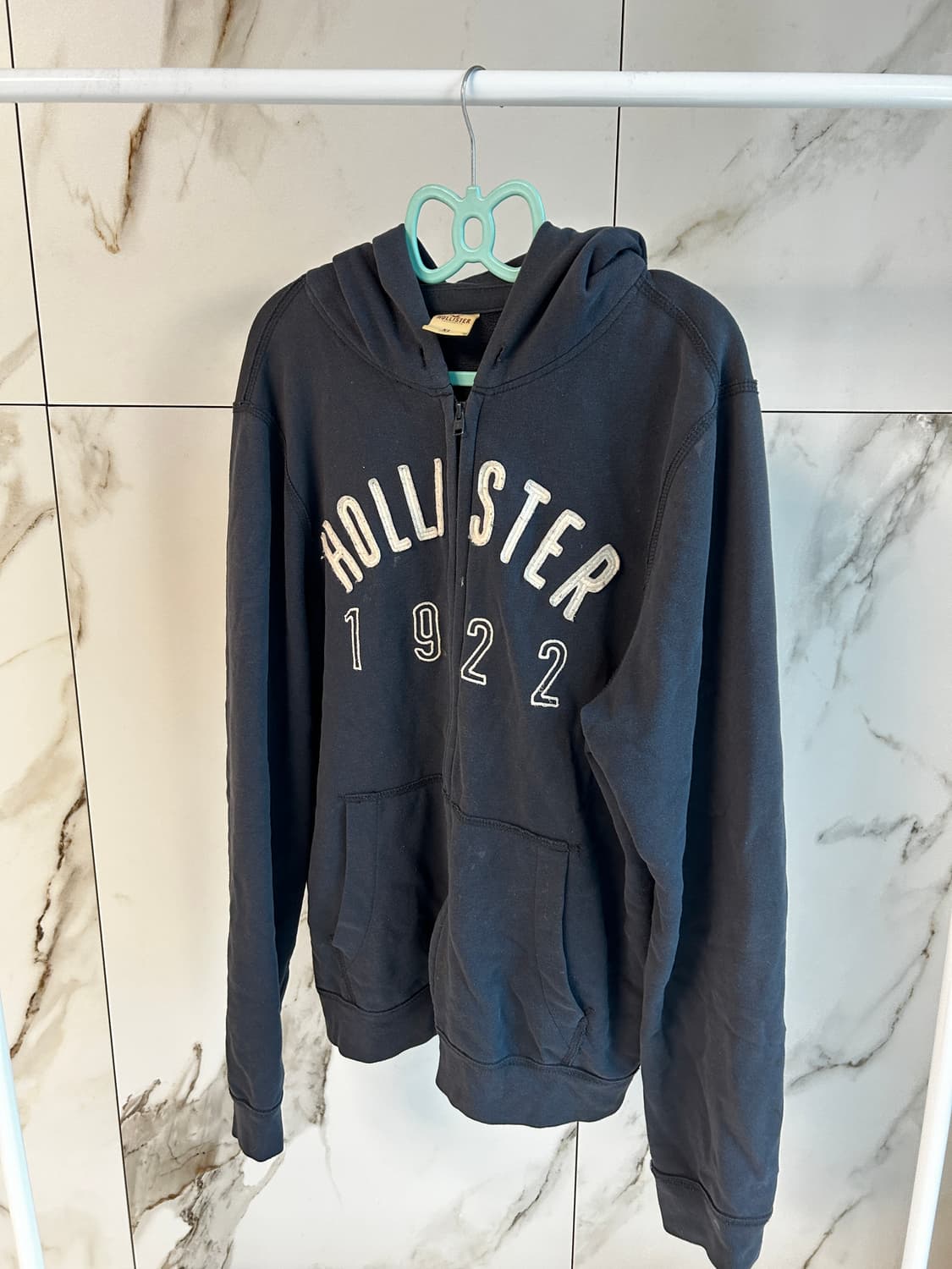 홀리스터 네이비 후드집업 XL 상품이미지2