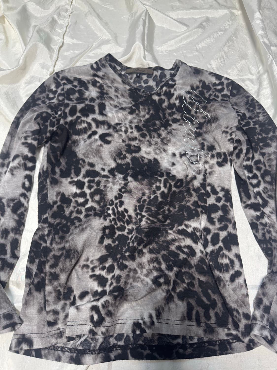 Vkei Mode Leopard Design Long Sleeve 상품이미지3