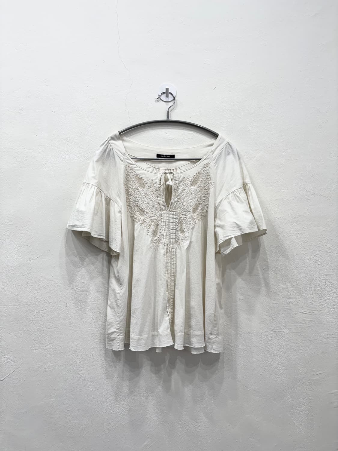 pas de calais 자수 블라우스 상품이미지1