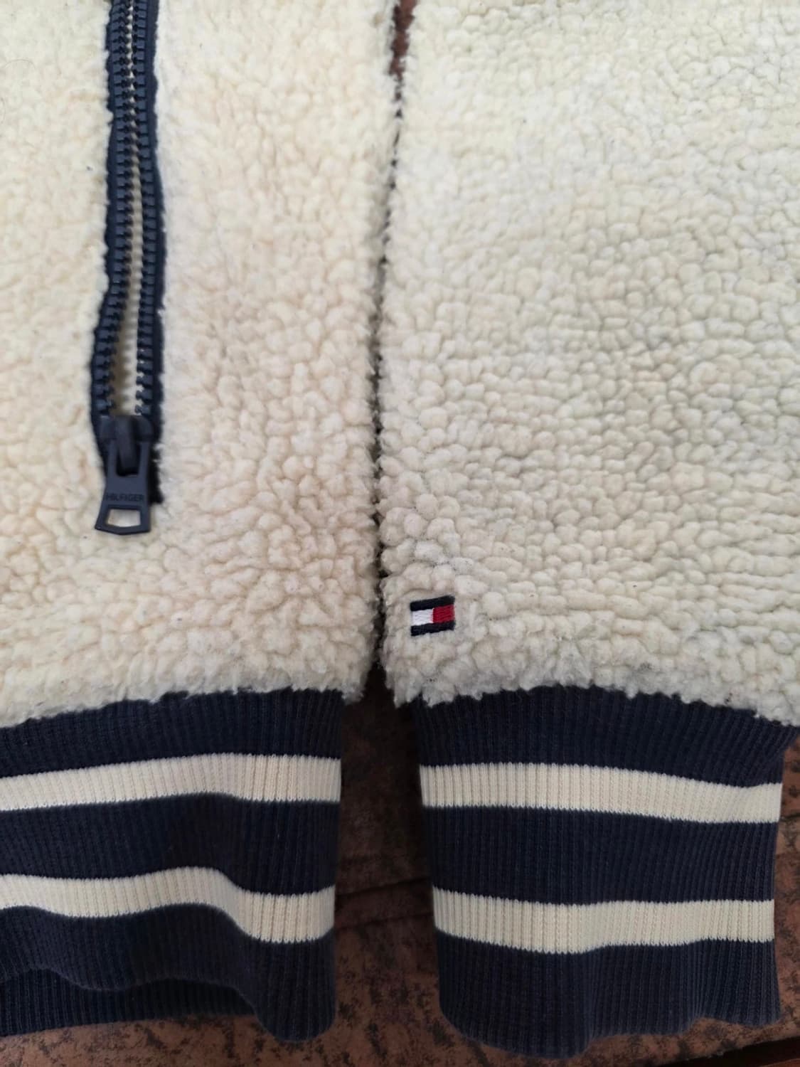 타미힐피거 리버시블 양면 후리스 자켓 S 상품이미지4