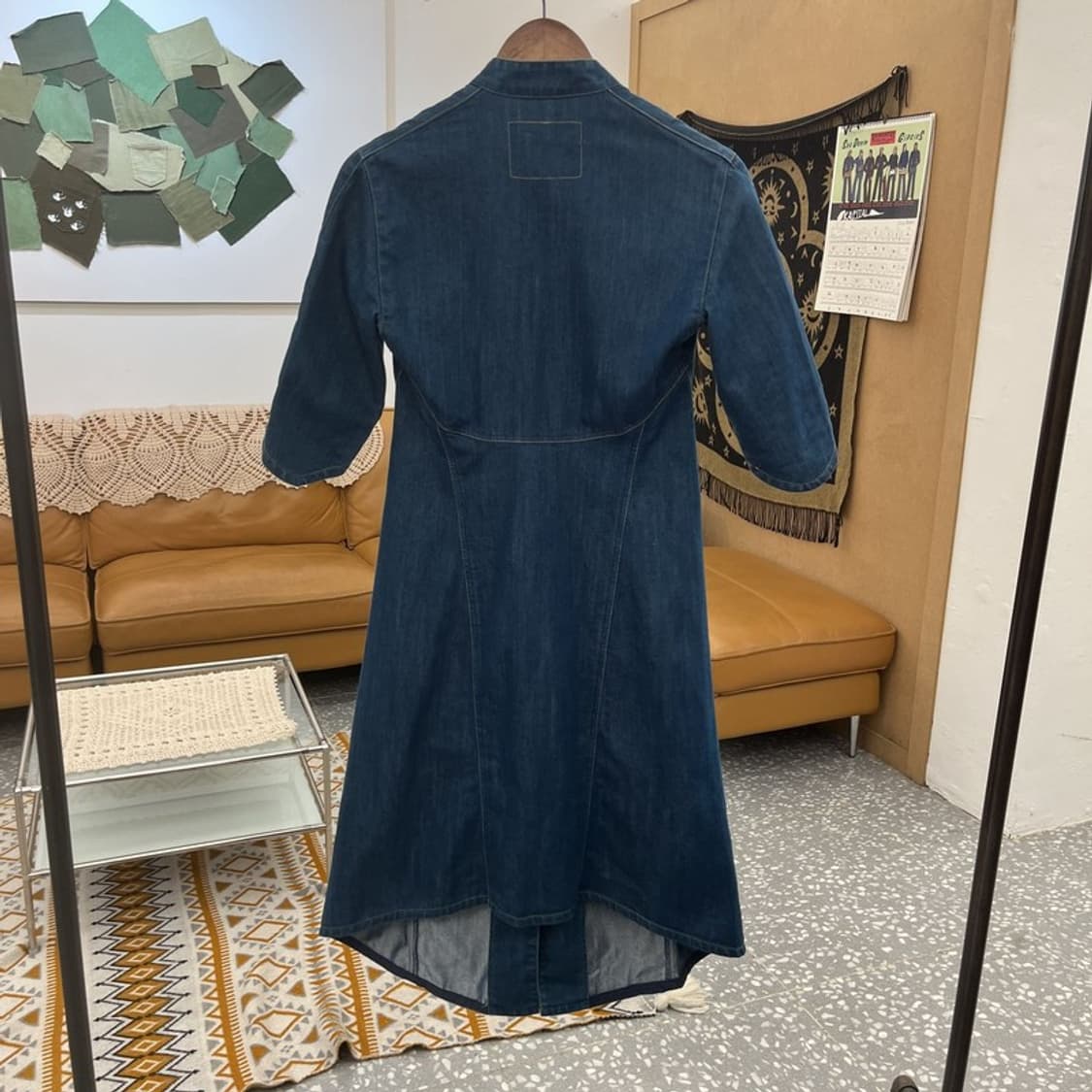 리바이스 엔지니어드진 빈티지 캐주얼 딱붙핏 데님 원피스 S C10915 상품이미지4