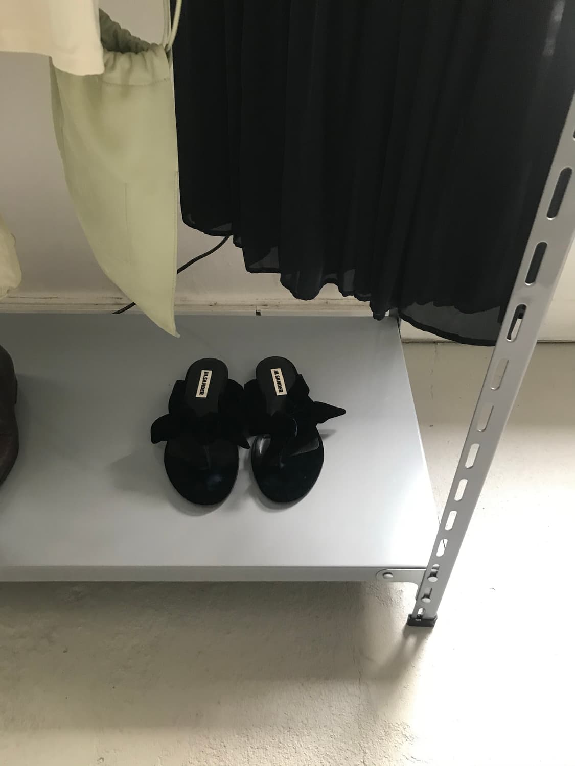 ribbon velvet flip-flops 상품이미지7