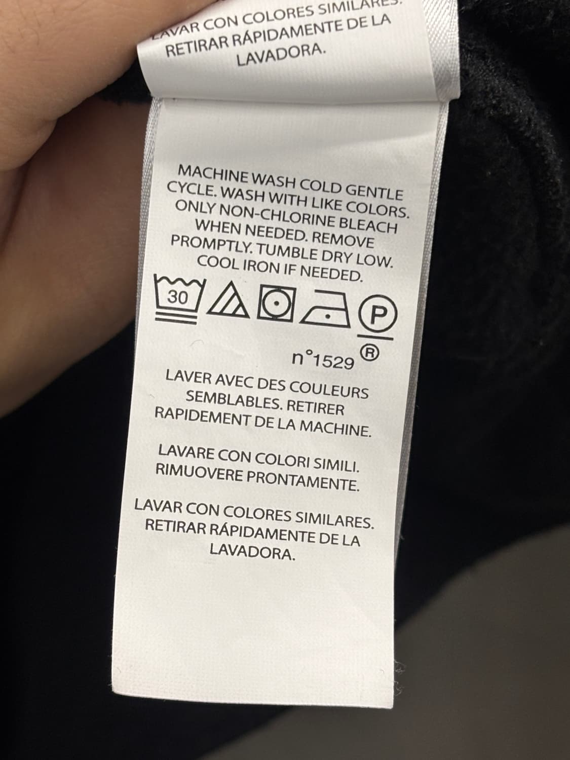 폴로 랄프로렌 블랙 후드티 M 상품이미지6