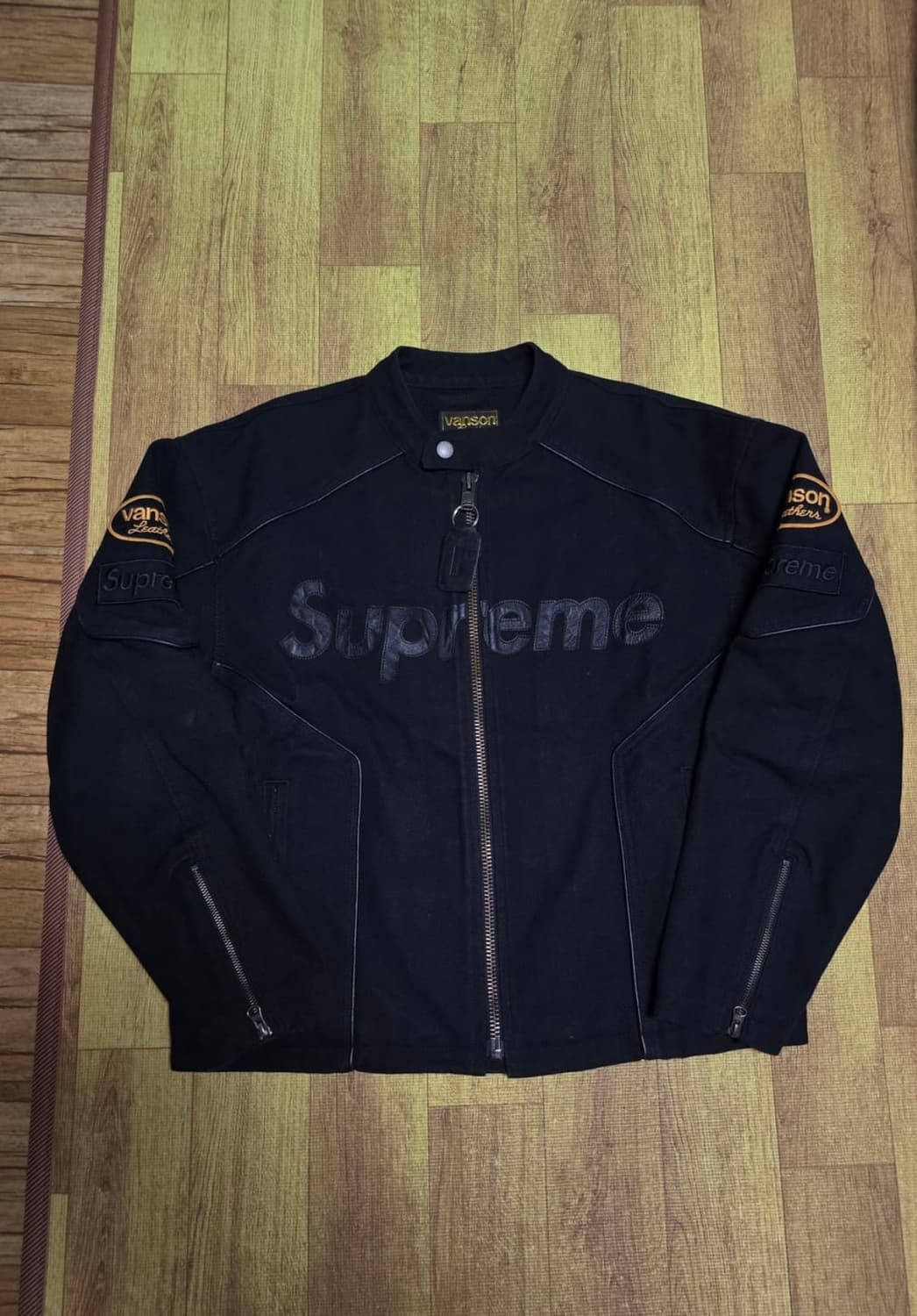 슈프림 x 벤슨 자켓 블랙 m사이즈 상품이미지1